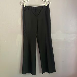 Express Charcoal Gray Mid/Low-rise Straight Leg Slacks